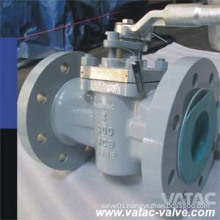 Cast Steel Wcb/Lcb RF Flanged Jacketed Plug Valve